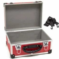 Wolf 320mm Red Aluminium Storage Case