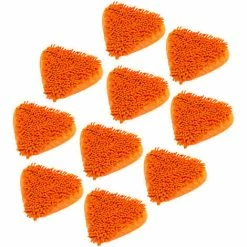 Wolf 10pk Universal Microfibre Coral Cloths For Steam Cleaner Mops
