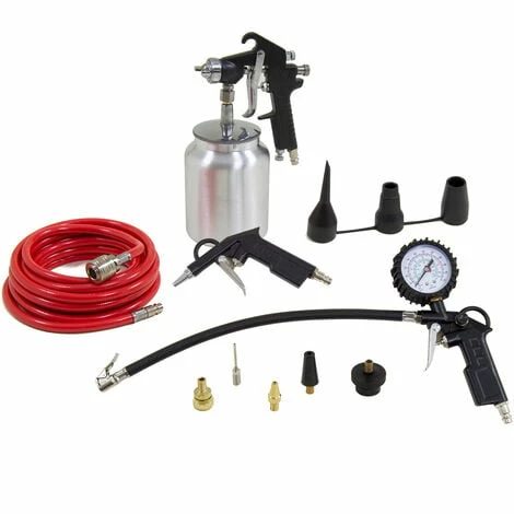 Wolf 12pc Professional Air Spray / Inflator Kit 1 Wolf 12pc Professional Air Spray / Inflator Kit