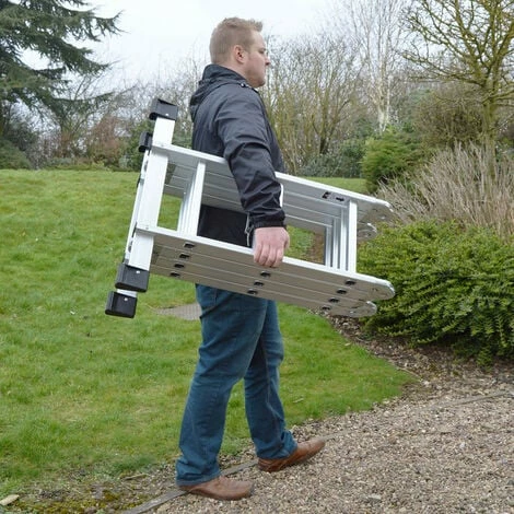 Wolf 11 In 1 Aluminium Folding Ladder 5 Wolf 11 In 1 Aluminium Folding Ladder - Image 5