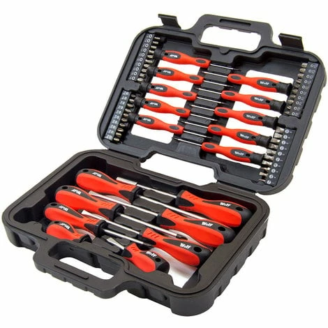 Wolf Watches To Wardrobes 58pc Screwdriver Set 1 Wolf Watches To Wardrobes 58pc Screwdriver Set