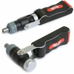 Wolf Ratchet Swivel Head Screwdriver Tool - Twin Pack