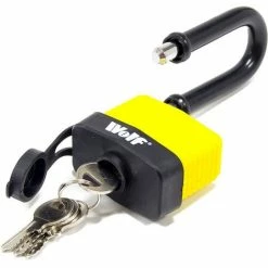 Wolf 50mm Padlock With Long Shackle - Pack Of 3 -WOLF Shop 9579559 3